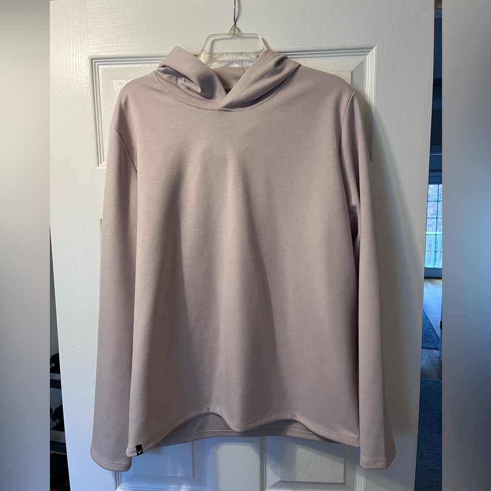 Callaway Men’s light weight hoodie - tan , size medium